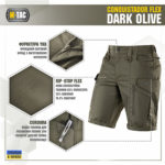 M-Tac шорти Conquistador Flex Dark Olive M