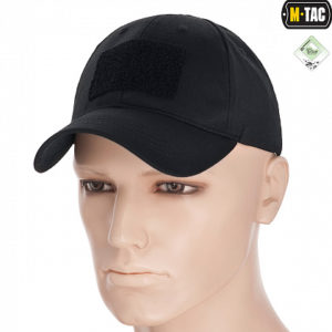 M-Tac бейсболка з липучкою Flex ріп-стоп Black S/M
