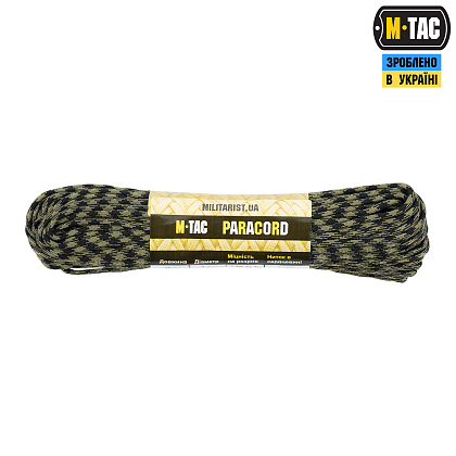 M-Tac паракорд 550 type III Black & Army Green 30м