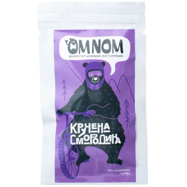 Батончик "ОМ-НОМ" кручена смородина
