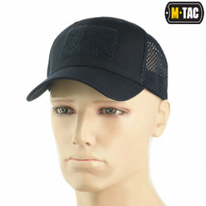 M-Tac бейсболка з липучкою та сіткою Flex ріп-стоп Dark Navy Blue L/XL