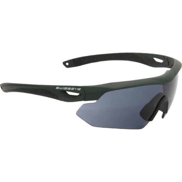 Окуляри баліст. Swiss Eye Nighthawk 3 комплекту змінних лінз, футляр к:чорний к:olive
