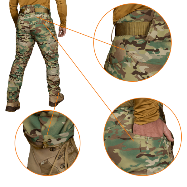 Штани Stalker Vent SoftShell Multicam 7276