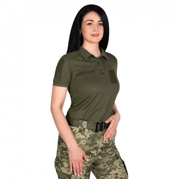 Camotec Поло  Pani Army ID  CoolPass Pique LT Олива (8080)