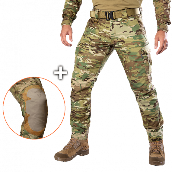 Camotec Комплект Герць 2.0 + Наколінники(8508+8629) Multicam 9130 XXXL